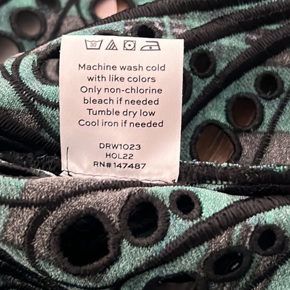 NWT,Draper James,The Tie Waist Dress, Timeless Blackwatch Plaid,Luxury Size L - Picture 7 of 14